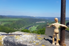 Ausblick von der Festung Königstein