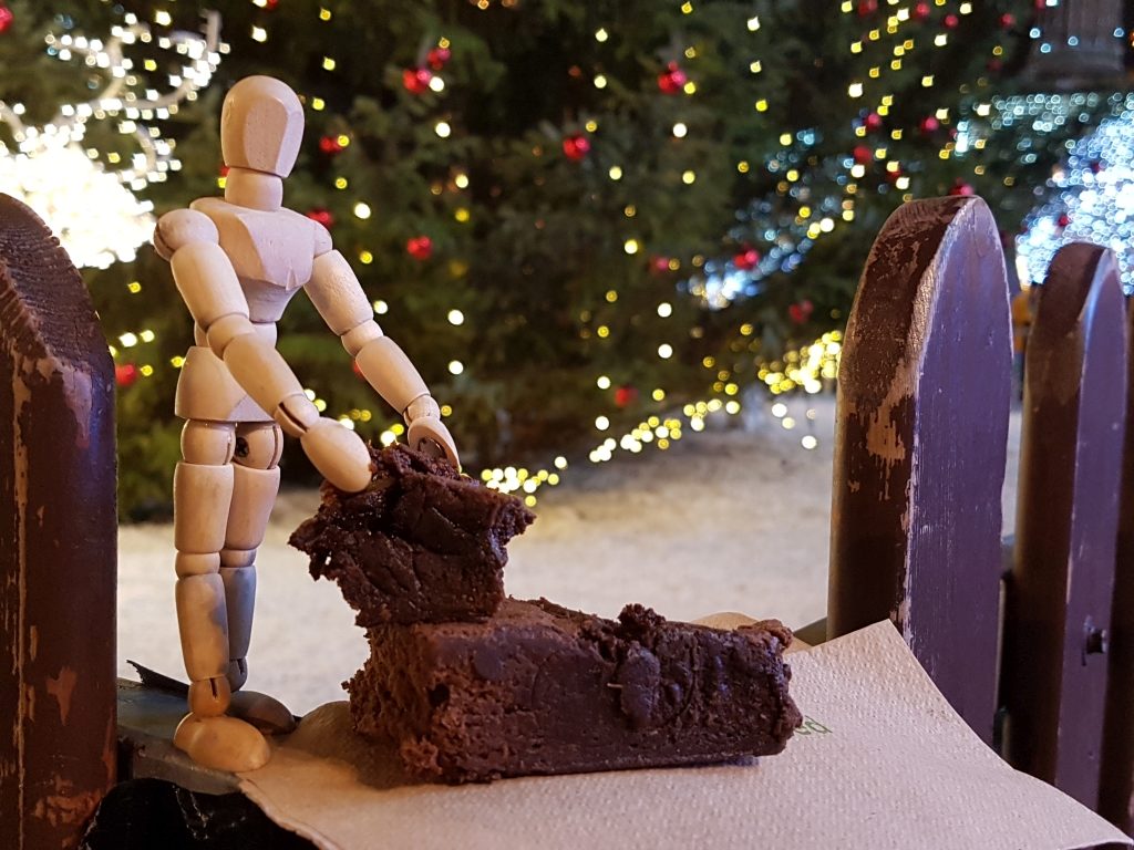 Brownies auf dem Glasgower Weihnachtsmarkt