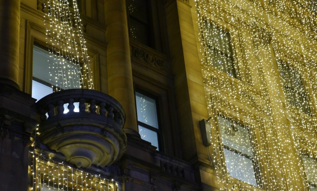 Buchanan Street mit Weihnachtsbeleuchtung
